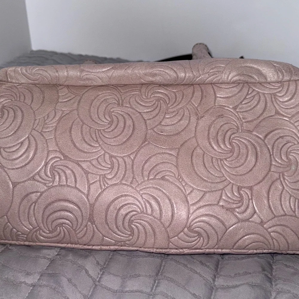Debora leather shoulder purse